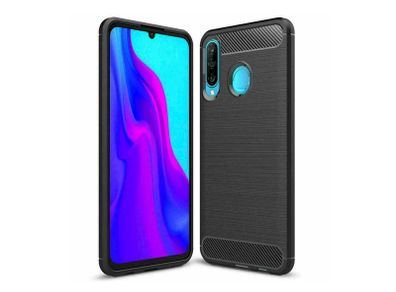 New Rugged Armor Cover For Huawei  P30 Lite Case Carbon Fiber Design - FHT02HK2