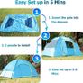 Camping Tent for S(1-2)/L(2-3) Person, Dome Tent, Easy Set Up Lightweight Tent Outdoor Tent for Camping, Hiking, Backpacking Tent Image 3