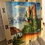 Hand made stained glass wall clock Image 9