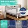 3 x Bed Rails for Toddlers, Adjustable Heights & Foldable Bed Guard for Full-Size King Mattress (2 x 200cm+1 x 150cm) Image 4