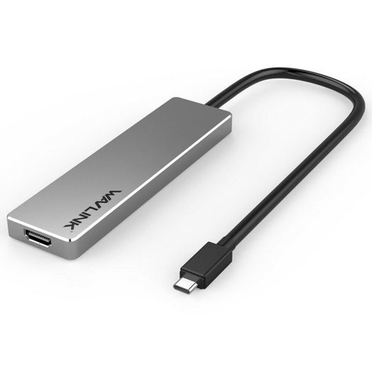 Wavlink USB-C Travel Universal Mini Dock USB Hub & HDMI UHD/4K@30Hz & TF/SD Card Reader & PD Power Adapter (UHP3407) (Brand New/Warranty)