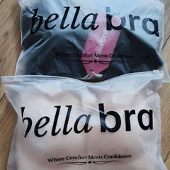 2 X Bella Bras Size Medium Black & Nude Color New  with Tags