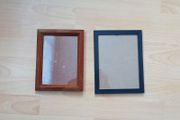 Two glazed photo frames