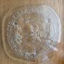 Vintage Pukeberg Glass Cheese Platter Tray by Eva Englund Mid Century Scandinavian Image 4