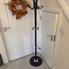 Black coat stand