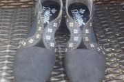 New Rieker low heeled navy shoes