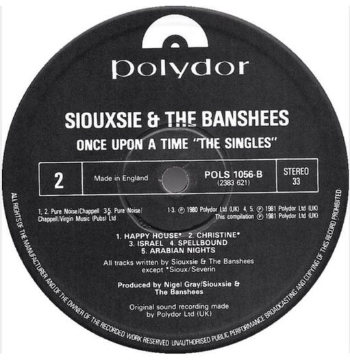 Siouxsie and the Banshees  |  Once Upon A Time/The Singles