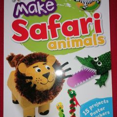 New "Make Safari Animals" Art & Craft Book