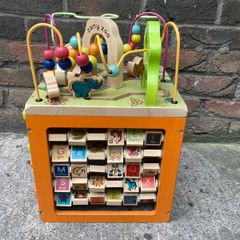 Zany zoo wooden activity cube - as seen in Smyths