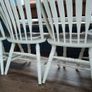 Solid oak table and chairs Image 7
