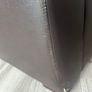 Chocolate brown leather 3+2 seater sofa set Image 4