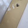 JAEGER genuine leather beige patent waistband belt - Sz M - Rrp 95 (New) Image 4