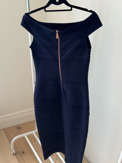 Ted baker off shoulder body dress in size 1