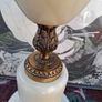Vintage Alabaster Lamp Image 8