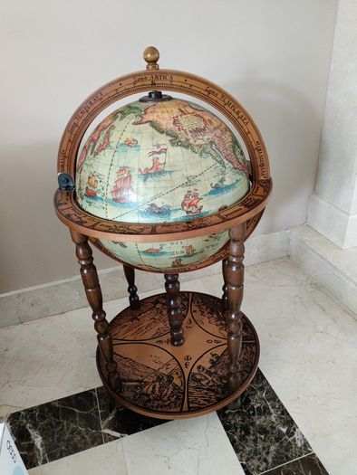 globe drinks cabinet
