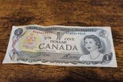 1973 Canadian One Dollar Banknote