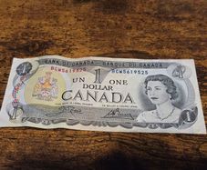 1973 Canadian One Dollar Banknote