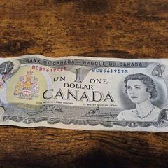 1973 Canadian One Dollar Banknote