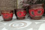 Planter, planters, West German pottery