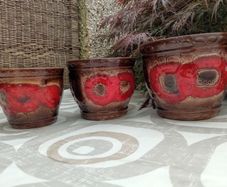 Planter, planters, West German pottery