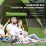 Lightweight 4-5 Person Vehicle Side Camping Tent for SUVs, CUVs, Minivans W/ Mesh Window and Door, Storage Bag, Carrying Bag Image 6