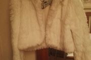 Cream Fake Fur Jacket
