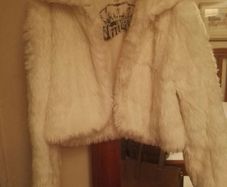 Cream Fake Fur Jacket