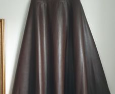 Marks &spencer midi maxi faux leather skirt size uk 16