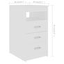 Desk Sonoma Oak 140x50x76 cm Engineered Wood Image 4