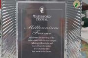 Large wateford crystal photo frame