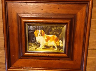 King Charles painting 3.5 x 2.5