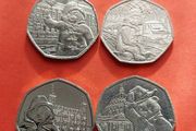 Paddington Bear Collectable 50p Coins