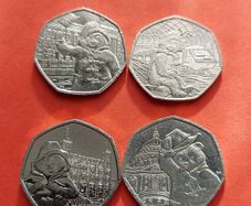 Paddington Bear Collectable 50p Coins