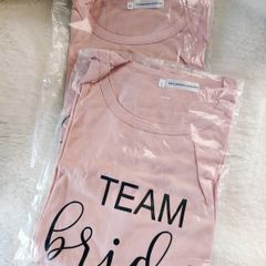 "Team Bride" t-shirts
