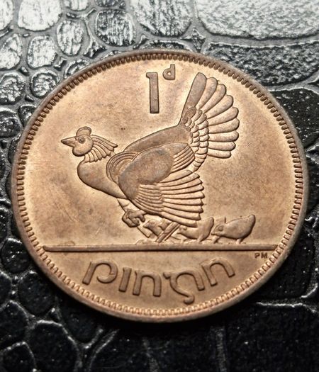 Ireland 1963 Excellent Penny Coin