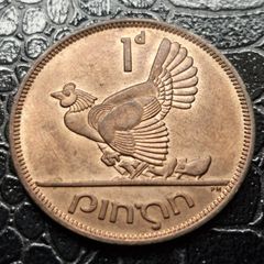 Ireland 1963 Excellent Penny Coin