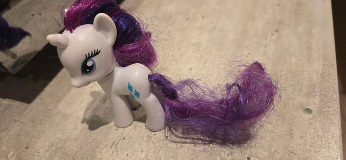 Rarity 3 inch Brushable MLP G4 My Little Pony 2010