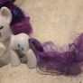 Rarity 3 inch Brushable MLP G4 My Little Pony 2010 Image 2