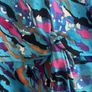 Gallery Blue Patterned Dress Image 5