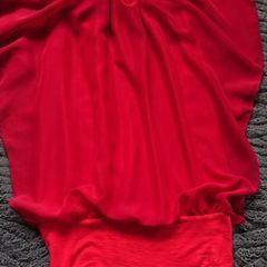 Red Blouse   Size 8-10