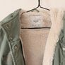 Bershka Green Jacket with logo on the back. EU M Image 4