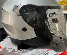 Jet Open Face Scratchproof Sun Visor Helmet Motorcycle Scooter Motorbike City