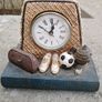 Vintage Football themed Table Clock Image 3