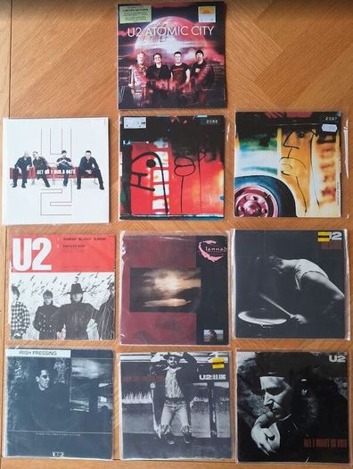 U2 7" Singles collection