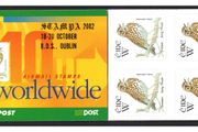 2002 Ireland Stampa Members Souvenir W Value Song Thrush Definitive Stamp Booklet  Overprinted for Stampa