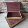 Vintage Nesting Faux Book Storage Boxes - Set of 2 Ornate Persian Design Image 6