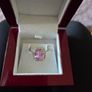 Kunzite platinum ring Image 7
