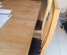 dining chairs x 4