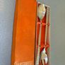 Retro Vintage salad serving spoons stainless steel c1960 Image 5