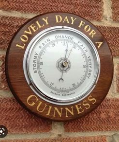 looking for lovely day for Guinness barometer